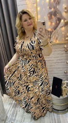 sukienka AMY 38-54 versaacce złoty