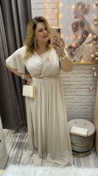 sukienka ROZALIA 34-54 latte