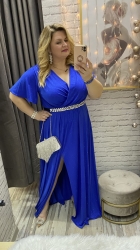 sukienka ROZALIA 34-54/56 chaber połysk