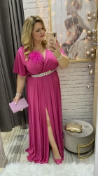 sukienka ROZALIA 36-56 fuksja