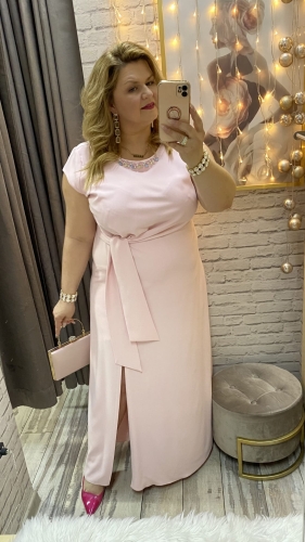 sukienka PRINCESSA 38-48/50 róż