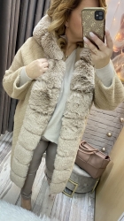 płaszcz MOLLY beż  36-48