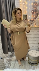 sukienka AMBER 36-50/52 camel