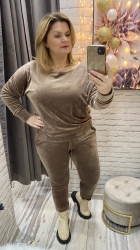 dres BETTI 36-52 beżowy