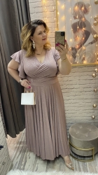 sukienka AMANDA 42-52/54 wrzos- róż