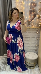 sukienka ZOE granatowa 36-54