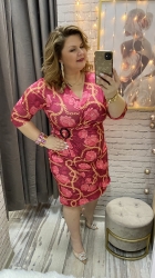 sukienka RITA róża 42-48