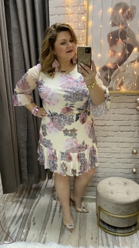 sukienka NATALIA ecri 36-56