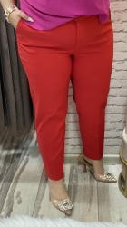 spodnie OLIWIA 34-50 czerwone
