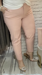 spodnie OLIWIA 34-50 puder róż 